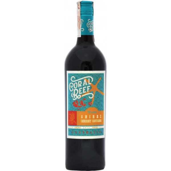 Вино Австралии Coral Reef Shiraz Cabernet / Корал Риф Шираз Каберне Красное, Сухое, 0.75 л