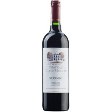 Вино Франции Chateau Clair Moulin Medoc / Шато Клер Мулен Медок, Красное, Сухое, 0.75 л