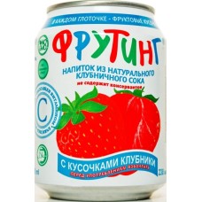 Фрутинг Кореи Клубника, 0.238 л (ж/б)