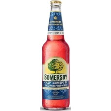 Упаковка сидру Somersby зі соком чорниці 4.6% 0.5 л, x 20 шт.