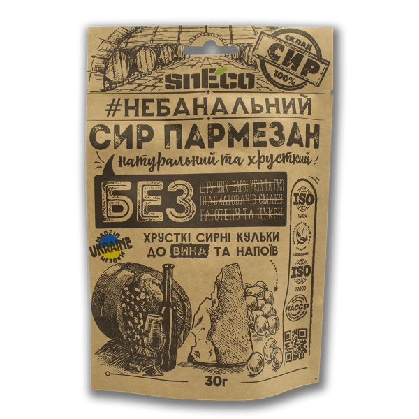 Сир сушений snEco «Пармезан»  30 г