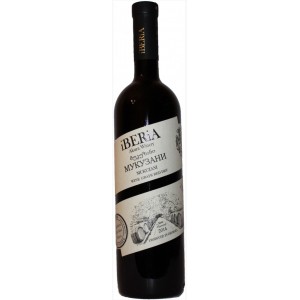 Вино Грузії Iberia Мукузані, Червоне, Сухе, 10-13% 0.75 л [4860108930250]