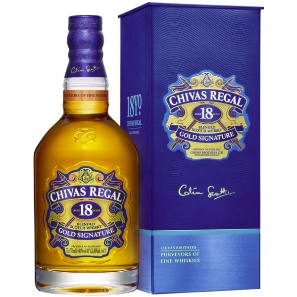Віскі Chivas Regal / Чівас Рігал, 18 років, 40%, 0.7 л (под. уп.)