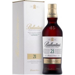 Віскі Ballantine's, Very Old / Баллантайнс, Вери Олд, 21 років, 43%, 0.7 л (под. уп.) [5010106110386]