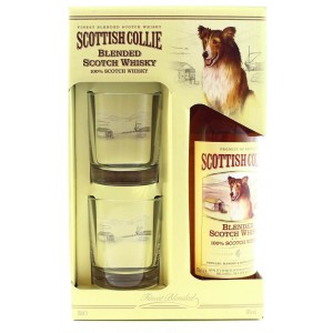 Виски Шотландии Scottish Collie 3 yo / Скоттиш Колли 3 ео, 0.7 л (под.уп. + 2 бокала) [5010327909271]