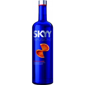 Горілка Італії SKYY INFUSIONS зі смаком червоного апельсину 0.75 л [721059837507]