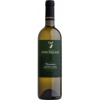 Вино Италии Sassoregale Vermentino / Сассорегале Верментино, Бел, Сух, 0.75 л [8001231001301]