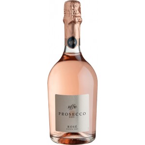 Вино игристое  Италии  Soffio, Prosecco Rose Extra Dry Millesimato, Veneto DOC , 11.0%, Роз, Сух, 0.75 л [8003625022183]