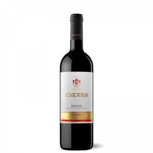 Вино Іспанії Ederra Crianza, DOC Rioja, 13.5%, Червоне, Сухе, 0.75 л [8411543111825]