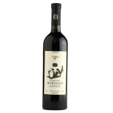 Вино Грузії Bugeuli Мукузани, Червоне, Сухе, 12% 0.75 л