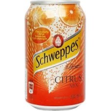 Напиток Польши Schweppes Citrus mix / Швеппс Цитрус микс, 0.33 л (ж/б)