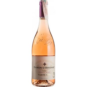 Вино Франції Baron d'Arignac Шираз, 12%, Рожеве, Сухе, 0.75 л [3263286343569]
