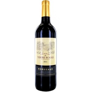 Вино Франції Шато Терт Руж Бордо 2012, Chateau, 12.5%, Червоне, Сухе, 0.75 л [3500610079115]