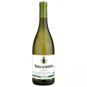 Вино Франції Baron de Monroe, Біле, Сухе, 0.75 л [3186127838263]