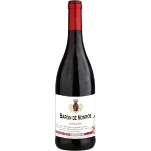 Вино Франции Baron de Monroe Rouge Sec / Барон де Монро Руж Сек, Кр, Сух, 0.75 л [3186127838294]