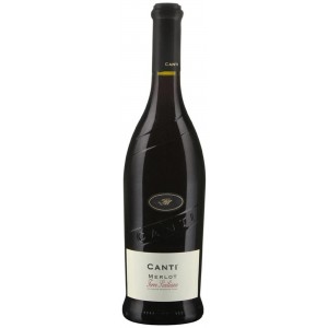 Вино Італії Canti Мерло Терре Сициліане, Червоне, Сухе, 13% 0.75 л [8005415045327]