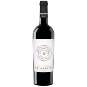 Вино Італії DOMODO Primitivo Puglia IGP, 2016, Puglia, 12%, Червоне, Сухе, 0.75 л. [8023354064216]