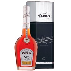Коньяк Tavria, Kahovka Lux / Таврия, Каховка Люкс, XO, 9 лет, 40%, 0.5 л (в тубусе)