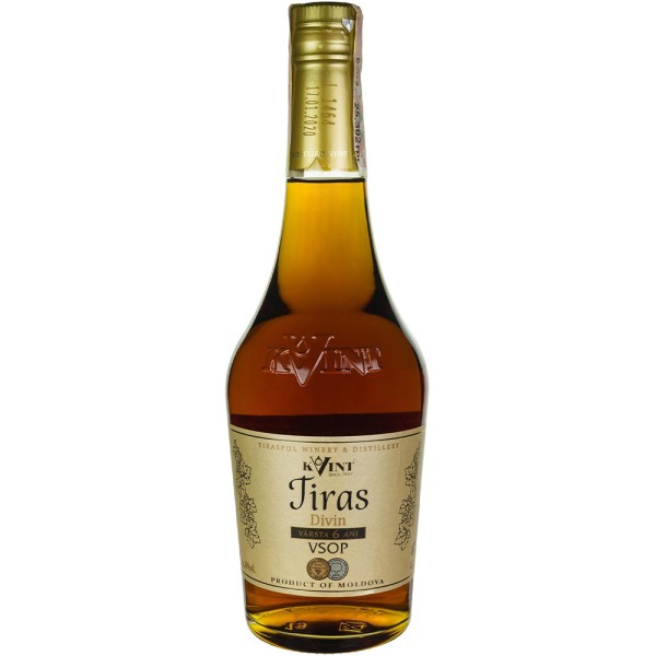 Дивин Kvint, Tiras / Квинт, Тирас, VSOP, 6 лет, 40%, 0.5 л