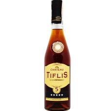 Бренді Chateau Tiflis / Шато Тифліс, 5 зірок, 40%, 0.5 л