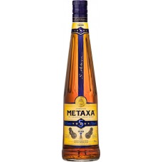 Бренді Metaxa / Метакса, 5 зірок, 38%, 0.5 л