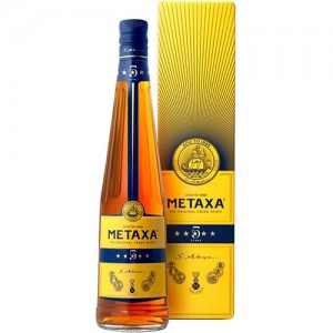 Бренді Metaxa / Метакса, 5 зірок, 38%, 0.7 л (под. уп.) [5202795120054]