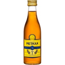 Бренді Metaxa / Метакса, 5 зірок, 38%, 0.05 л