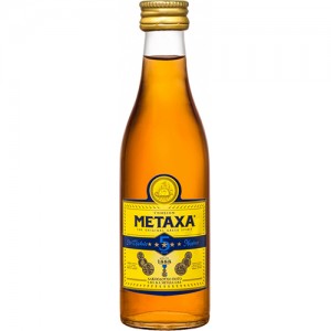 Бренді Metaxa / Метакса, 5 зірок, 38%, 0.05 л [5202795120184]