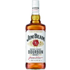 Віскі бурбон Jim Beam, White / Джим Бім, Уайт, 40%, 1 л