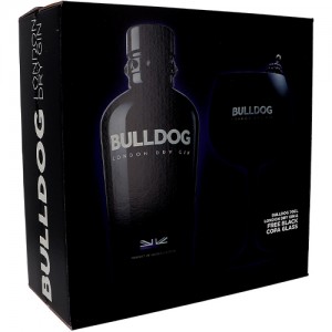 Джин Bulldog / Бульдог, 40%, 0.7 л + келих (под. наб.) [5425008643434]