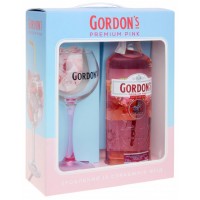 Джин Великобританії Gordon’s Premium Pink 37.5%, 0.7 л (под. набір) [4820178650809]