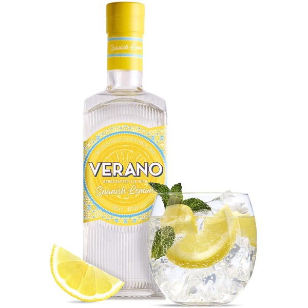 Джин Verano, Spanish Lemon / Верано, Спеніш Лимон, 40%, 0.7 л