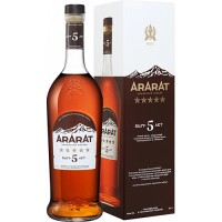 Коньяк Ararat / Арарат, 5 зірок, 40%, 0.7 л (под. уп.) [4850001002314]