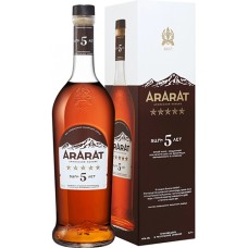 Бренди Ararat / Арарат, 5 звезд, 40%, 0.7 л (под. уп.)