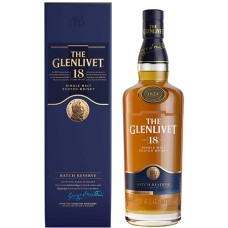 Виски The Glenlivet / Гленливет, 18 лет, 40%, 0.7 л, (под. уп.)