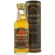 Виски Amrut Fusion / Амрут Фьюжн, 50%, 0.05 л (в тубусе)