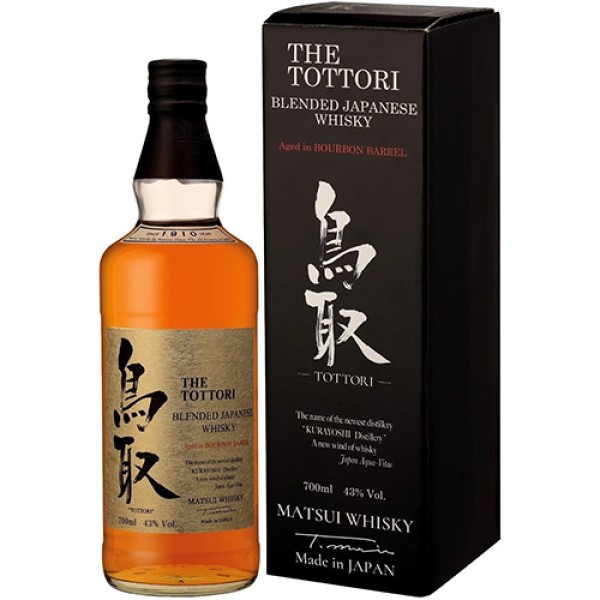 Віскі The Tottori, Bourbon Barrel / Тотторі, Бурбон Баррел, 43%, 0.7 л (под. уп.)