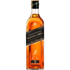 Виски Johnnie Walker, Black label / Джонни Уокер, Блэк Лэйбл, 12 лет, 40%, 0.5 л