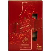 Виски Johnnie Walker, Red Label / Джонни Уокер, Ред Лейбл, 40%, 0.7 л + 2 стакана (под. наб.)
