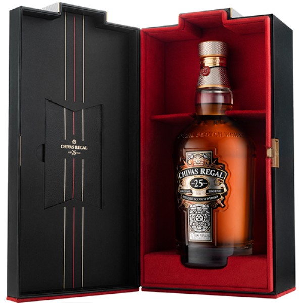 Віскі Chivas Regal / Чівас Регал, 25 років, 40%, 0.7 л (под. уп.)