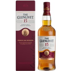 Віскі The Glenlivet / Гленлівет, 15 років, 40%, 0.7 л (под. уп.)