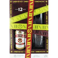 Виски Chivas Regal / Чивас Ригал, 12 лет, 40%, 0.7 л + 2 стакана (под. наб.)