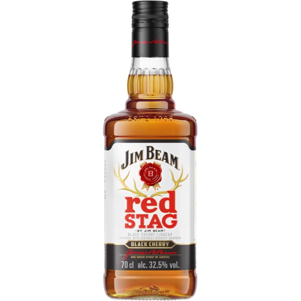 Виски-ликер Jim Beam, Red Stag / Джим Бим, Ред Стаг, 40%, 0.7 л