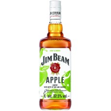 Віскі-лікер Jim Beam, Apple / Джим Бім, Еппл, 32.5%, 1 л