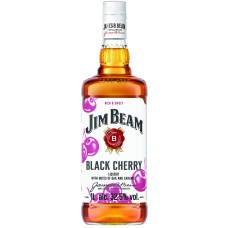 Віскі-лікер Jim Beam, Black Cherry (Red Stag) / Джим Бім, Чорна вишня (Ред Стаг), 32.5%, 1 л
