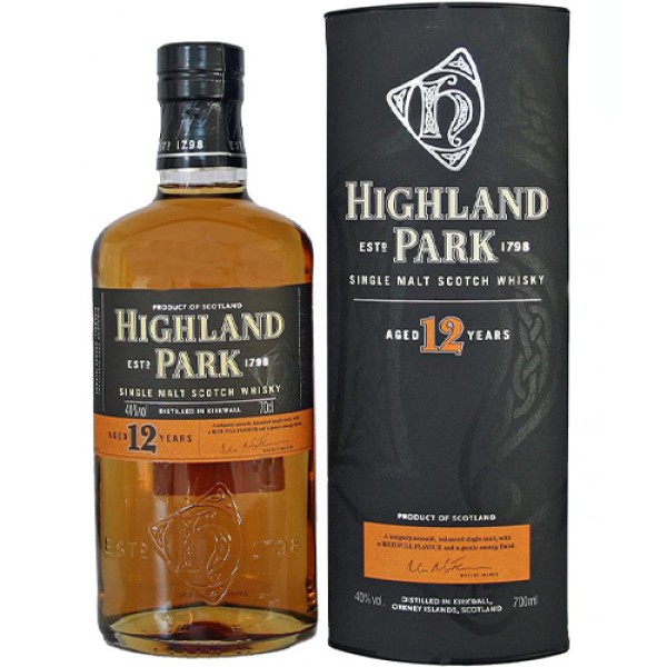Виски Highland Park / Хайлэнд Парк, 12 лет, 40%, 0.7 л (под. уп.)