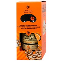 Виски Monkey Shoulder / Манки Шоулдер, 40%, 0.7 л + костеры (под. наб.)