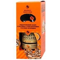 Віскі Monkey Shoulder / Манки Шоулдер, 40%, 0.7 л + костери (под. наб.)