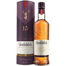 Віскі Glenfiddich / Гленфіддік, 15 років, 40%, 0.7 л (в тубусі)