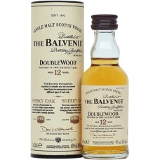 Виски Balvenie, DoubleWood / Балвени, Даблвуд, 12 лет, 40%, 0.05 л (в тубусе)